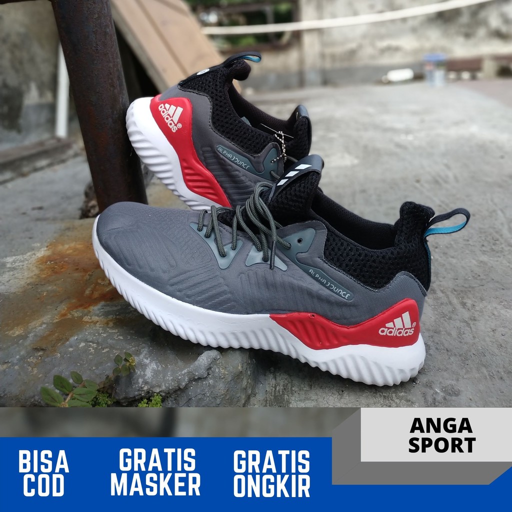 SEPATU COWOK ADIDAS ALPHABOUNCE BEYOND SNEAKERS SEPATU CASUAL PRIA MADE IN VIETNAM PREMIUM