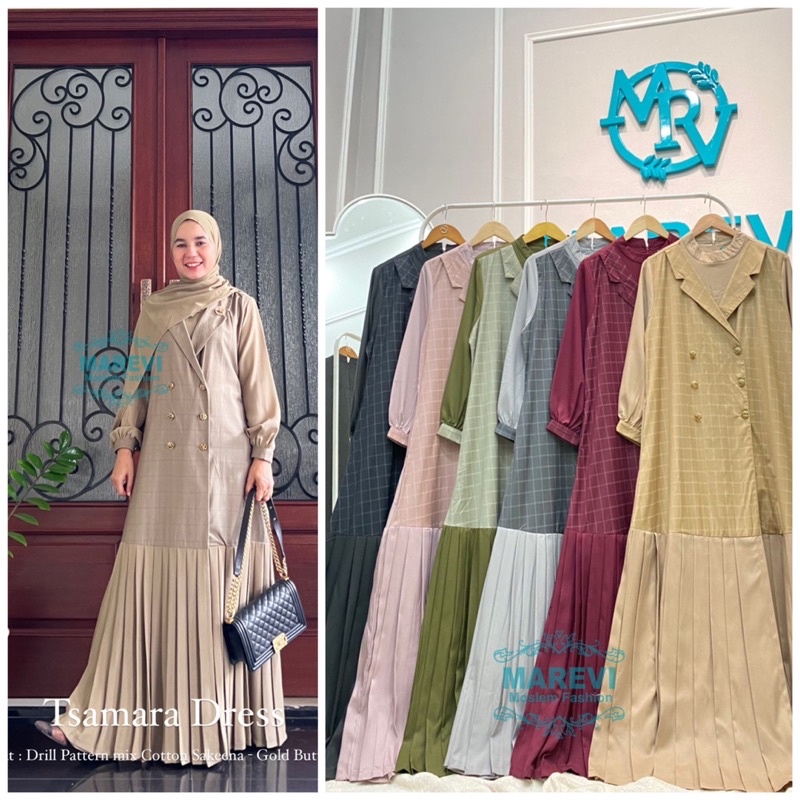 TSAMARA DRESS GAMIS SALE /MAREVI STANDAR DN JUMBO