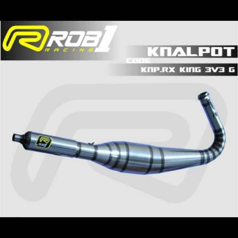Knalpot Rob1 Rcb1 3V3 RX King Kolong Telo Repsol Original Racing RCB1 juraganknalpotjogja