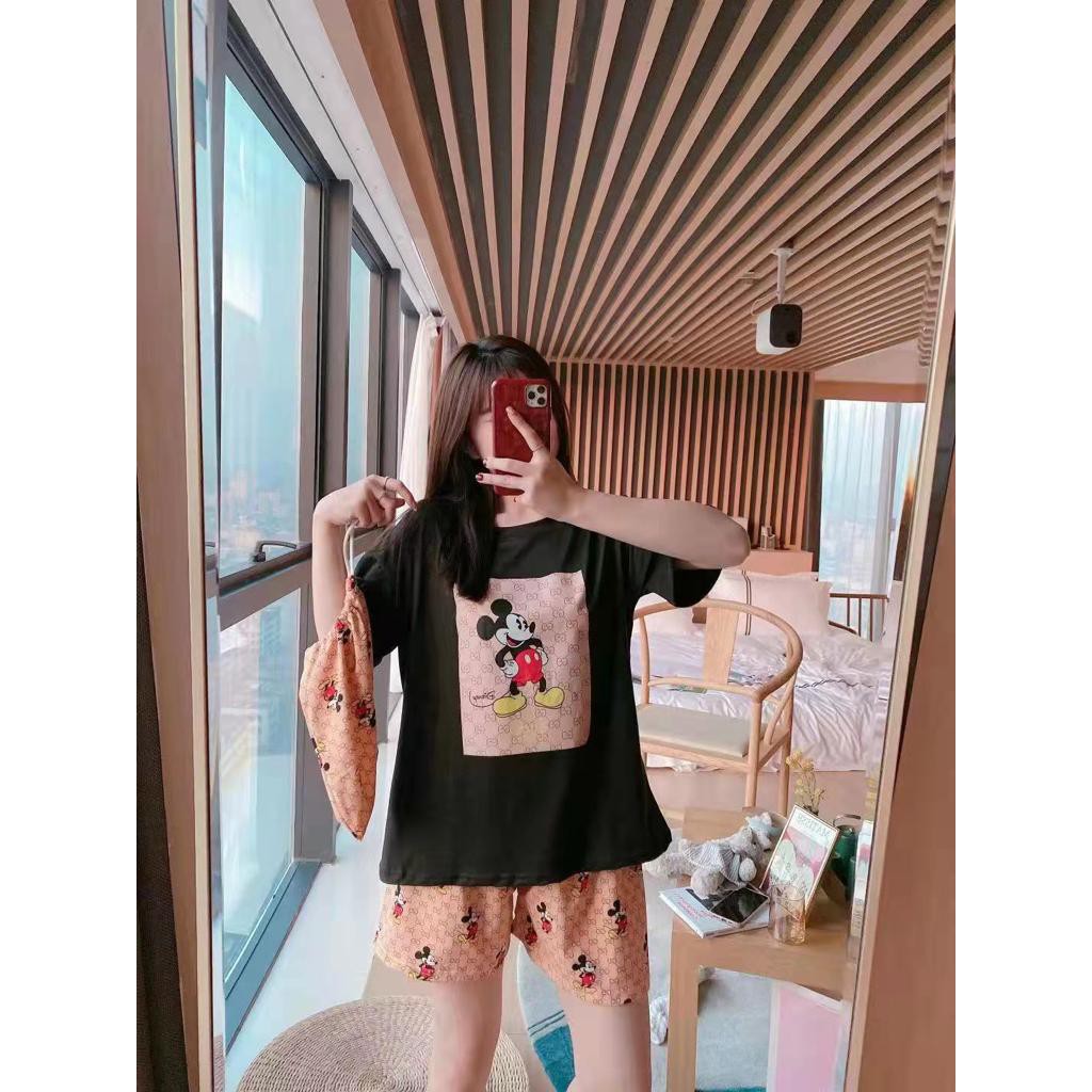 BAJU TIDUR SET WANITA ,LENGAN PENDEK HOTPANT IMPORT MYSECRET2020