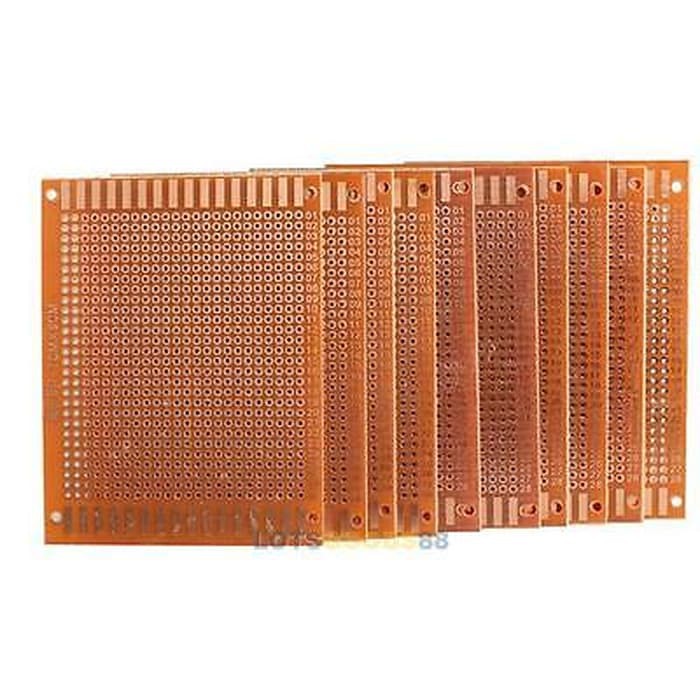 PCB 7x9 CM Titik Lubang IC Matrix Circuit Board Bakelite Solder