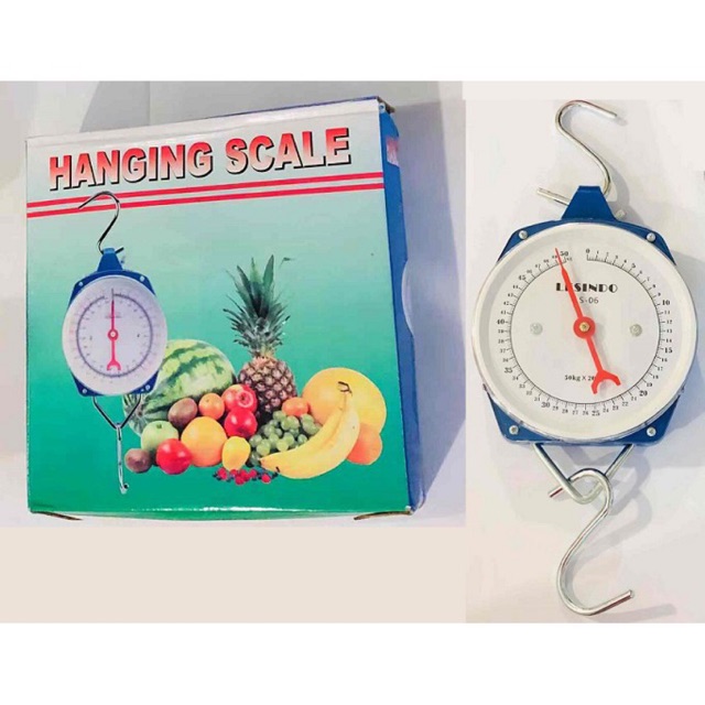 HANGING SCALE Besi 50kg Timbangan Gantung Besi 50 kg / Timbangan dus jarum 50kg / Manual 50 kg