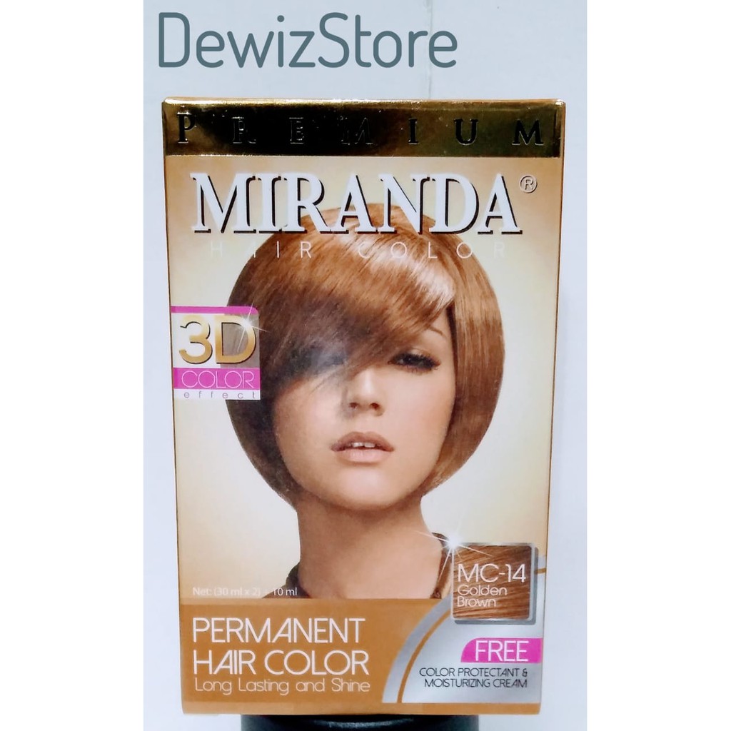 MIRANDA HAIR COLOR / PEWARNA RAMBUT MIRANDA (MC 14 - GOLDEN BROWN)