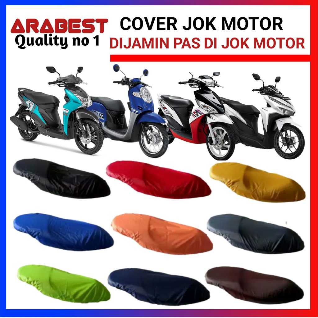 sarung cover jok motor vario beat mio  matic kecil universal tahan air