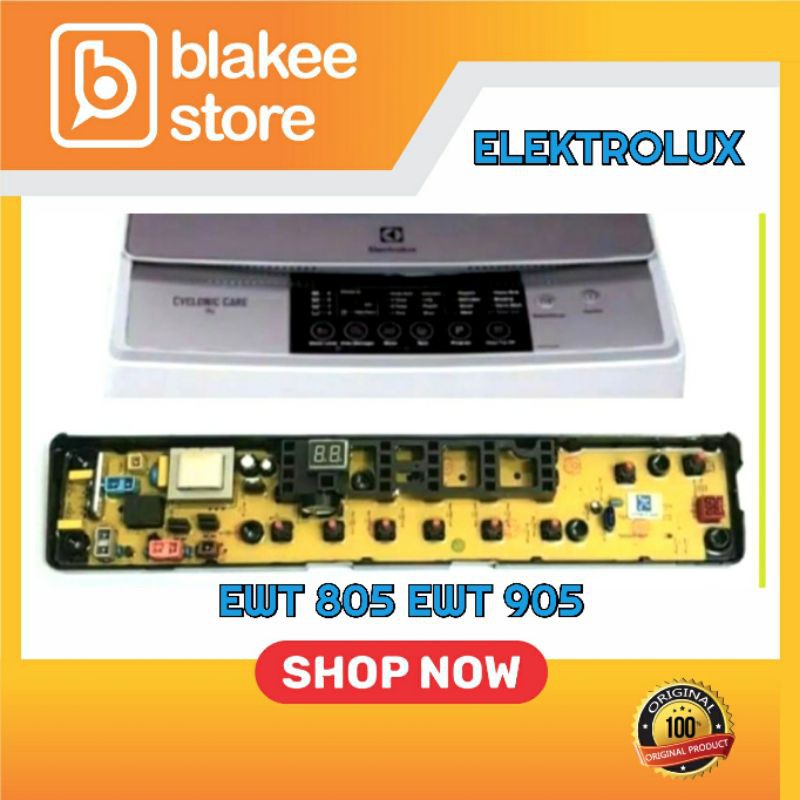 Modul pcb mesin cuci elektrolux ewt805 ewt 905 original program