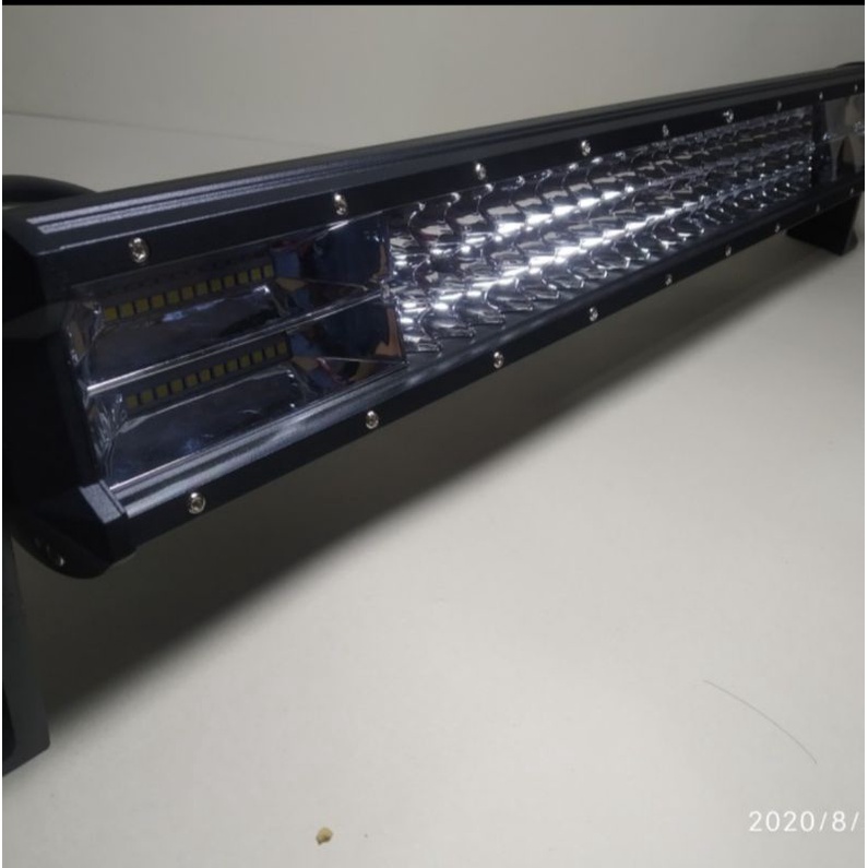 lampu sorot LED light bar 60 cm putih kuning dan 5 mode combo