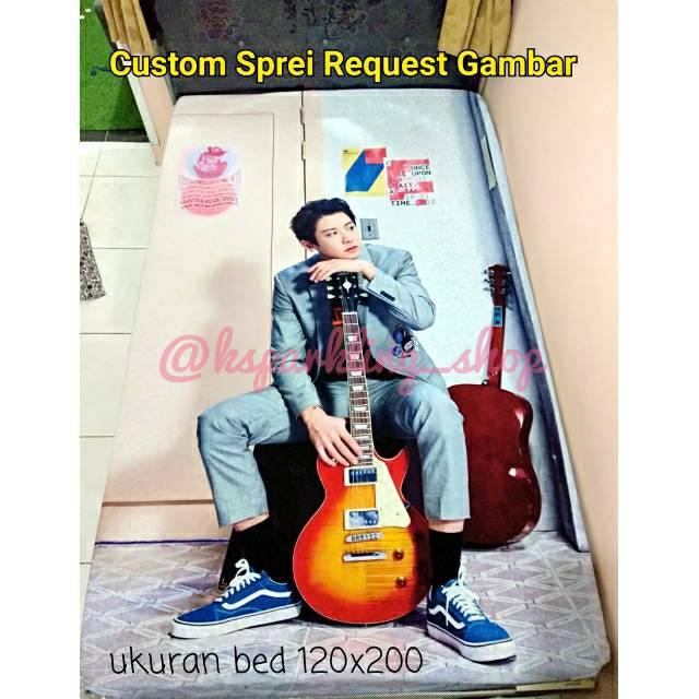Custom Sprei/Sarung Bantal Guling K-Pop Request Gambar