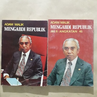 Buku Biografi Adam Malik - Mengabdi Republik