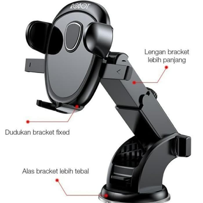 HOLDER MOBIL ROBOT RT-CH11S - CAR HOLDER MOBIL DASHBOARD ROBOT RTCH11S