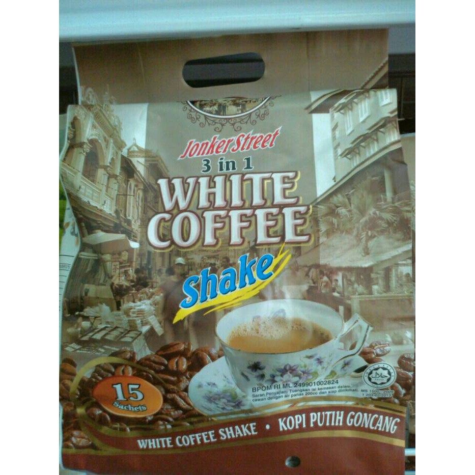 

Jonker Street 3in1 White Coffee Shake Kopi Putih Malaysia 15 sachets