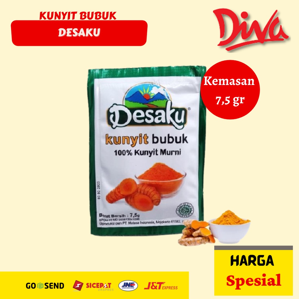 Jual 75gr Kunyit Bubuk Desaku Shopee Indonesia 7333