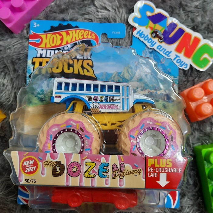 HOTWHEELS MONSTER TRUCKS DOZEN DELIVERY - HOT WHEELS MONSTER TRUCK ORIGINAL