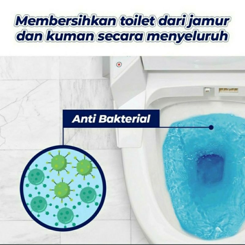 Tablet Pembersih Toilet Penyegar Toilet Biru Kloset Cleaner 50gram