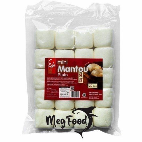 

MANTAU EDO MINI MANTAO MANTOU PLAIN ISI 20pcs