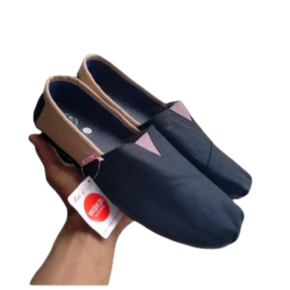 SEPATU WAKAI PRIA DAN WANITA SEPATU WAKAI WARNA HITAM COKLAT SIZE 36-43