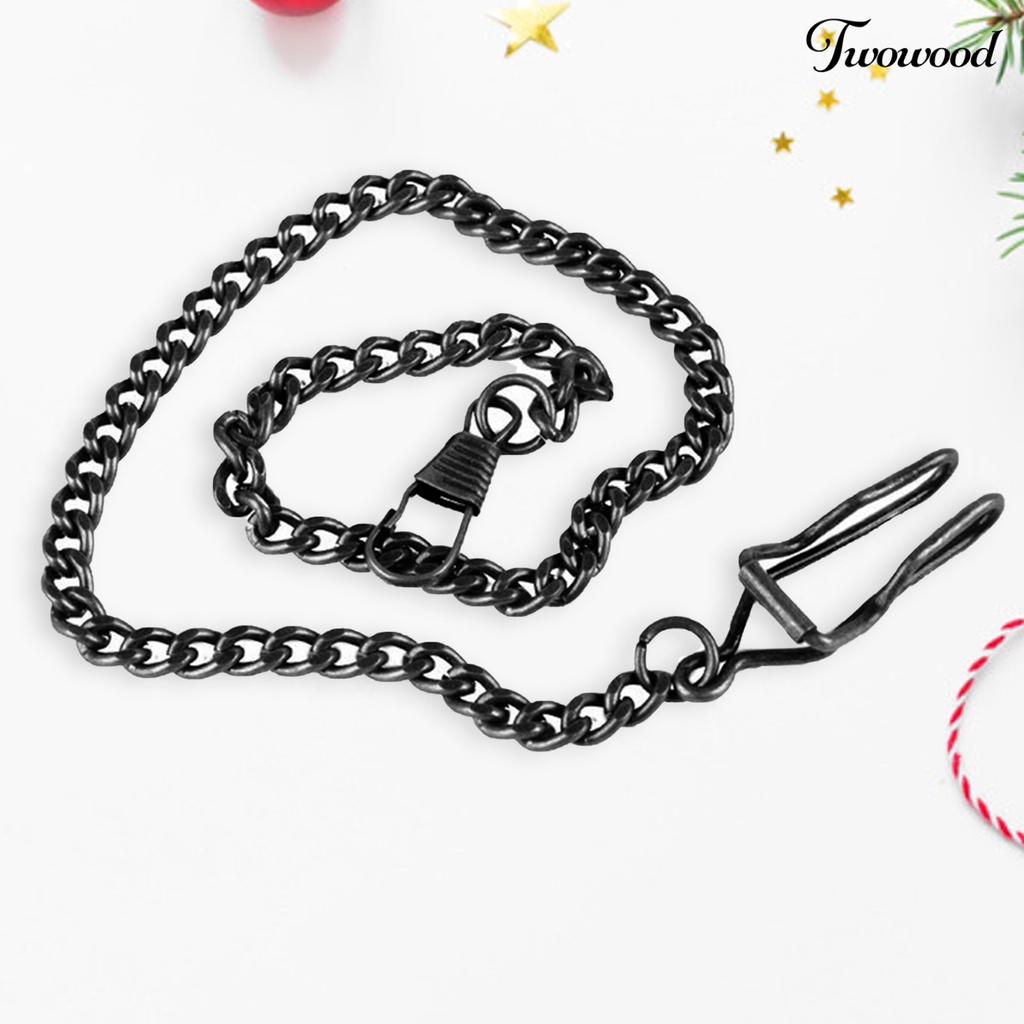 Kalung Rantai Jam Saku Bahan Alloy Gaya Vintage Untuk Unisex