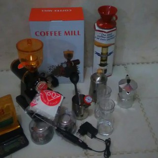 PAKET USAHA KEDAI  KOPI  MESIN ALAT KOPI  MANUAL BREW ALAT 