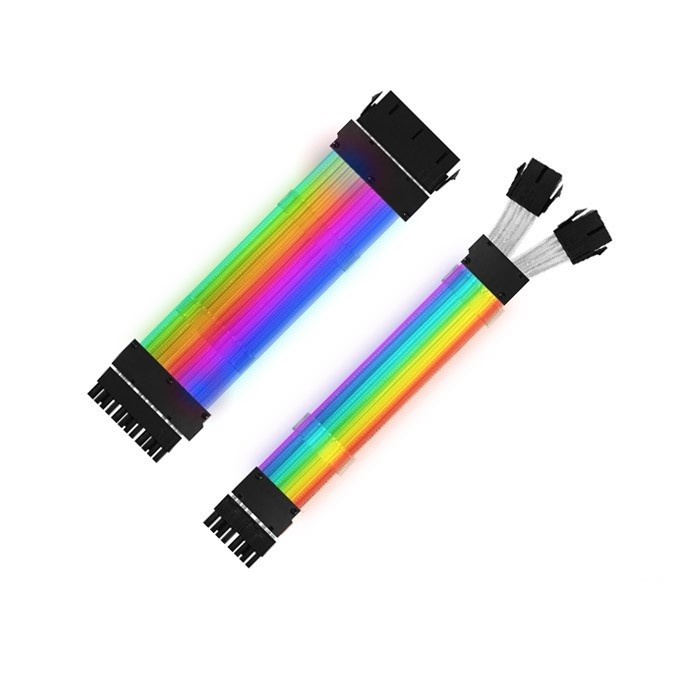 PRIME ARGB 24 PIN PSU CABLE + ARGB 8 PIN VGA CABLE Extension