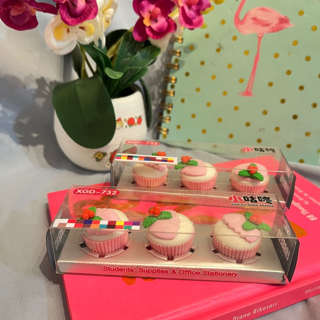 

PENGHAPUS NATAL CUPCAKE XGD-732 ERASER CHRISTMAS READY BERKUALITAS