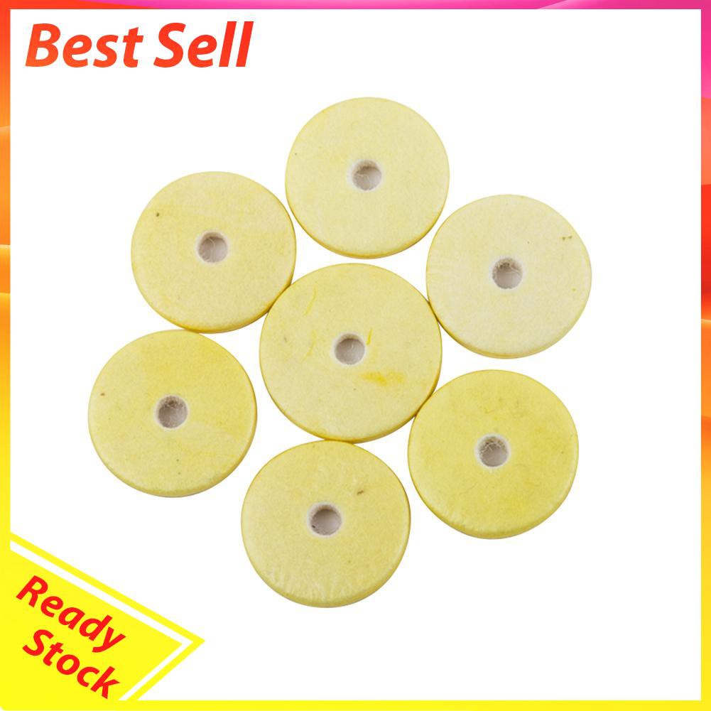 Hotbrand 16pcs Flute Button Pads Portable Woodwind Replacement Maintenance Gasket