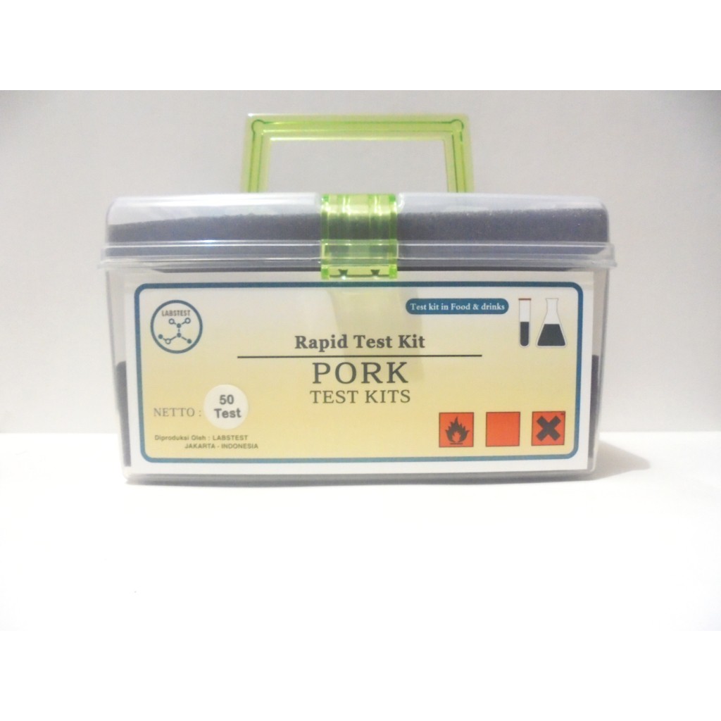 Reagen Uji Kandungan Daging Babi Test Kit / Rapid Test Pork Test Kit