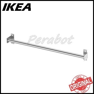 Rel rail rak dapur gantung sendok panci stainless steel,40 cm ikea kun
