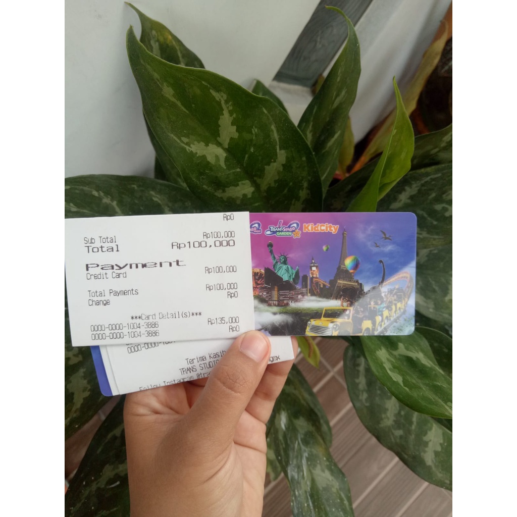 Kartu Bermain Trans Studio Mini