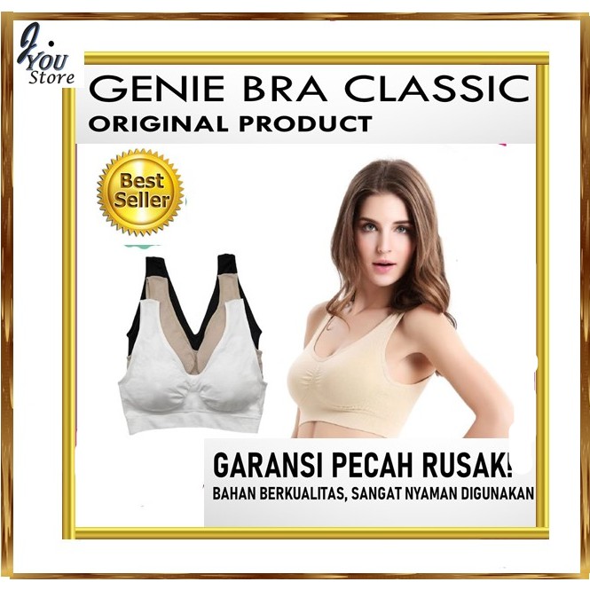 GENIE BRA CLASSIC ORIGINAL JAPAN BH TANPA KAWAT BRA WANITA TANPA KAWAT