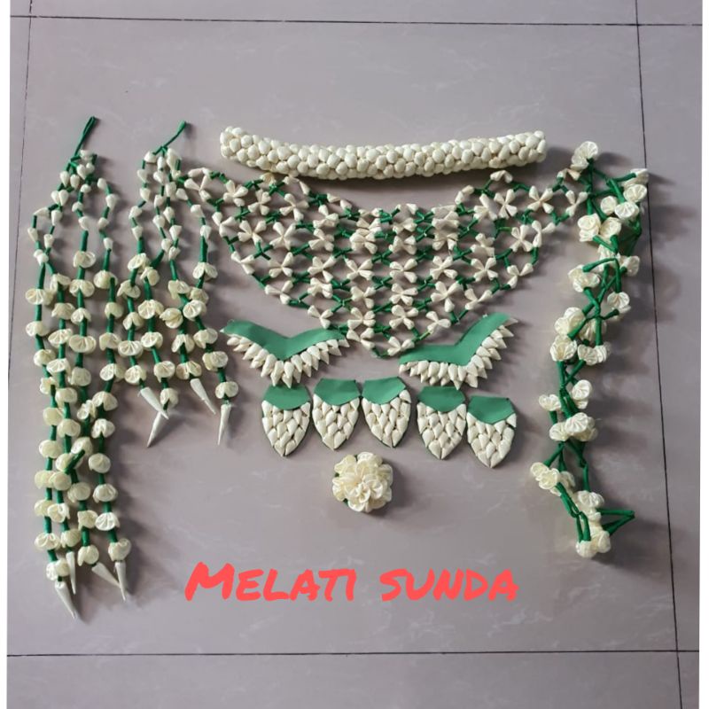Melati sunda siger biasa/bunga melati palsu/sunda siger melati palsu pengantin jawa  sundah solo