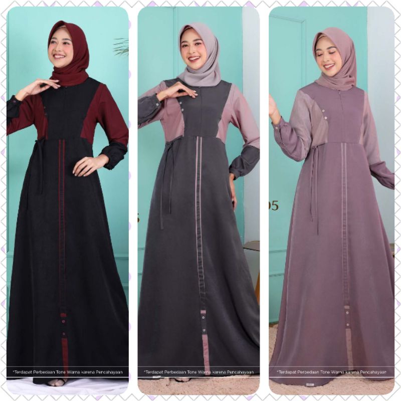 GAMIS SEPLY MEYRA 105 BLACK DARK GREY PLUM