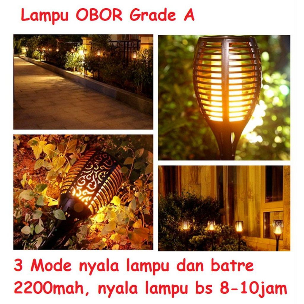Jual Gresik Lampu Retro Dinding Taman Efek Nyala Api Obor Tenaga Su Limited Kota Surabaya Altist Tokopedia