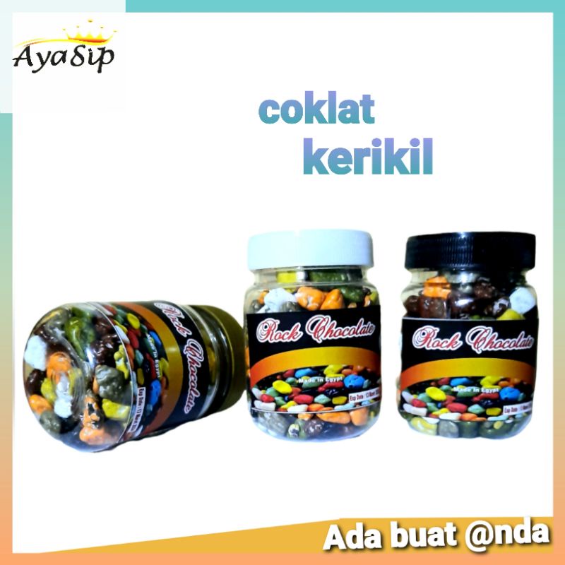 

Coklat Kerikil 150gr Coklat Batu Manis Lezat Cocolate Egip