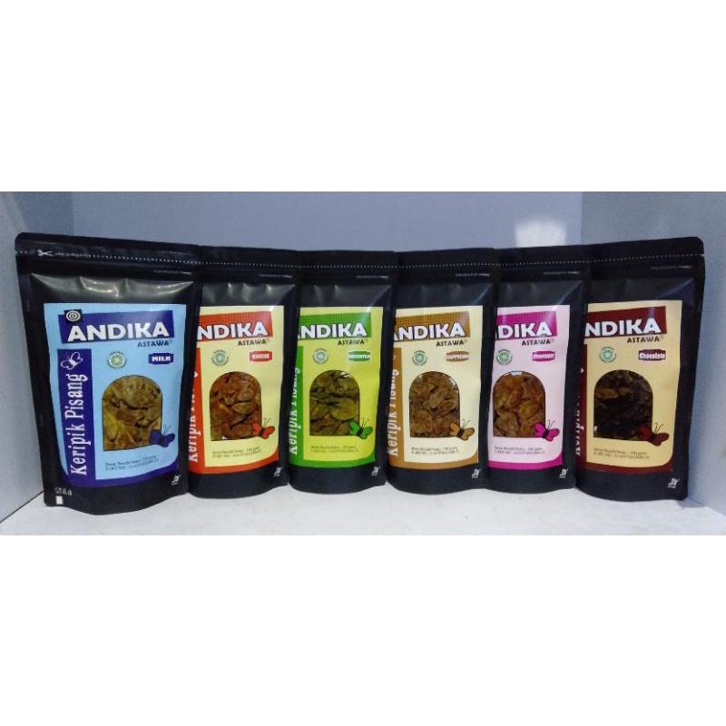 

Andika Astawa kripik pisang mix 3 rasa 225gr x 3pack camilan oleh oleh malang lampung