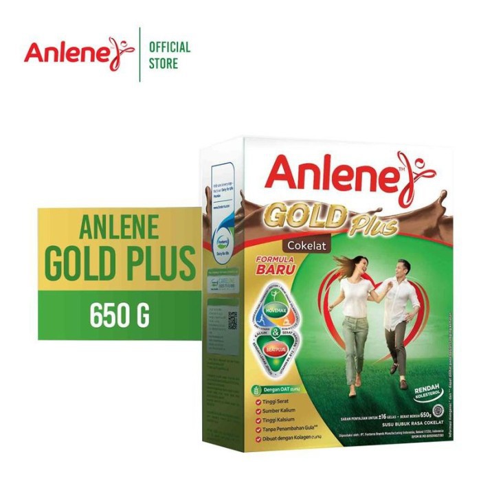 

Anlene Gold Plus Hi-Calcium Coklat 650G