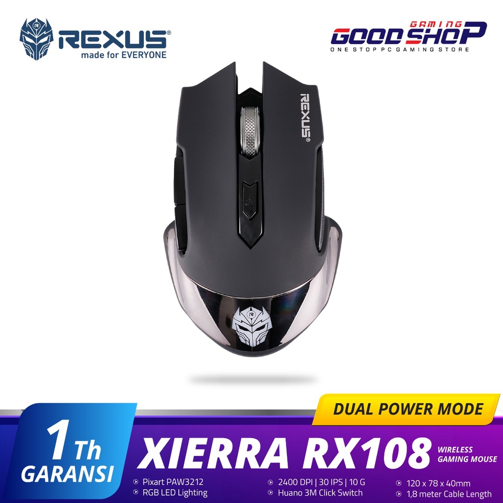 Rexus XIERRA RX108 - Gaming Mouse