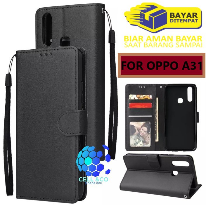 Flip cover OPPO A31 Flip case buka tutup kesing hp casing flip case leather wallet