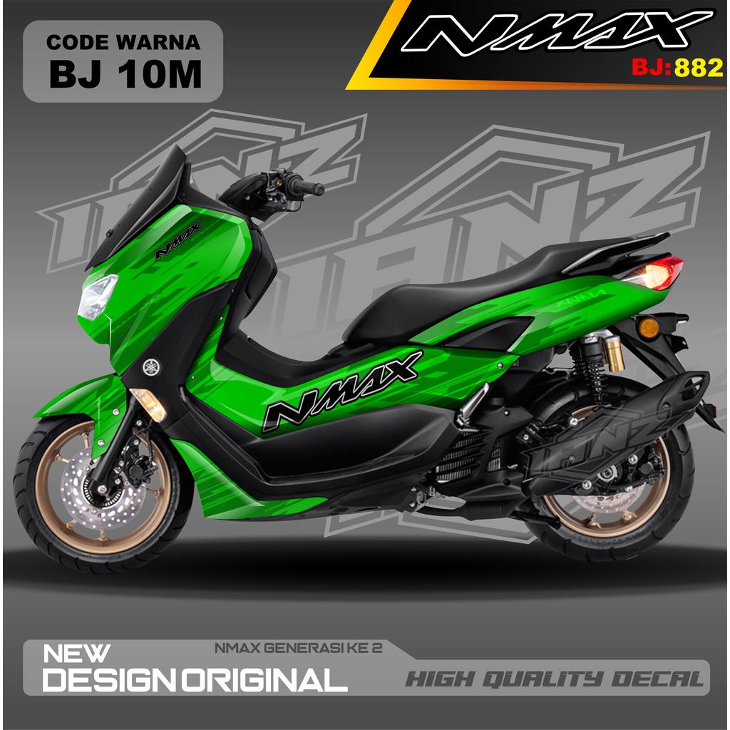 DECAL STICKER NEW NMAX FULL BLOK MOTOR / DECAL FULL BODY NMAX / DECAL STIKER FULL BODY NMAX / STIKER DECAL NMAX TERBARU