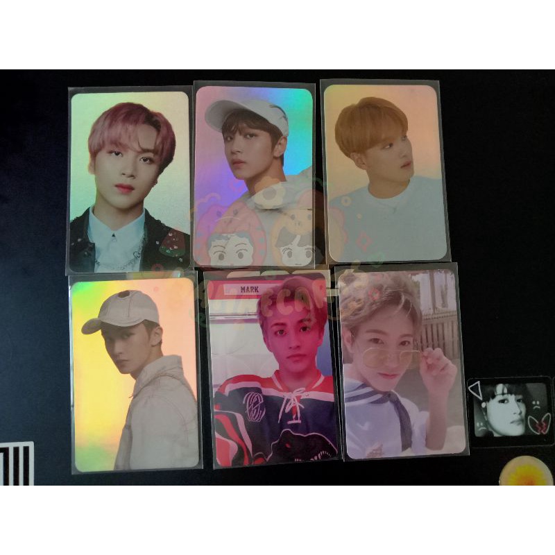 pc holo haechan sticker deco neocity wgu we go up holo mark neocity arrival