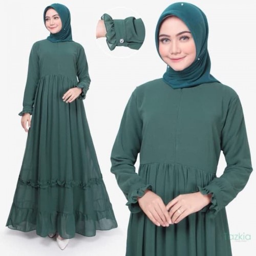 Dress muslim syari gamis wanita dress AFIA by Tazkia