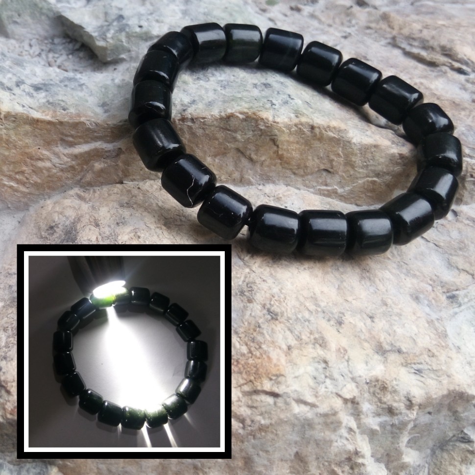 Promo Gelang  Black Jade Tabung Natural Giok Aceh Terapi