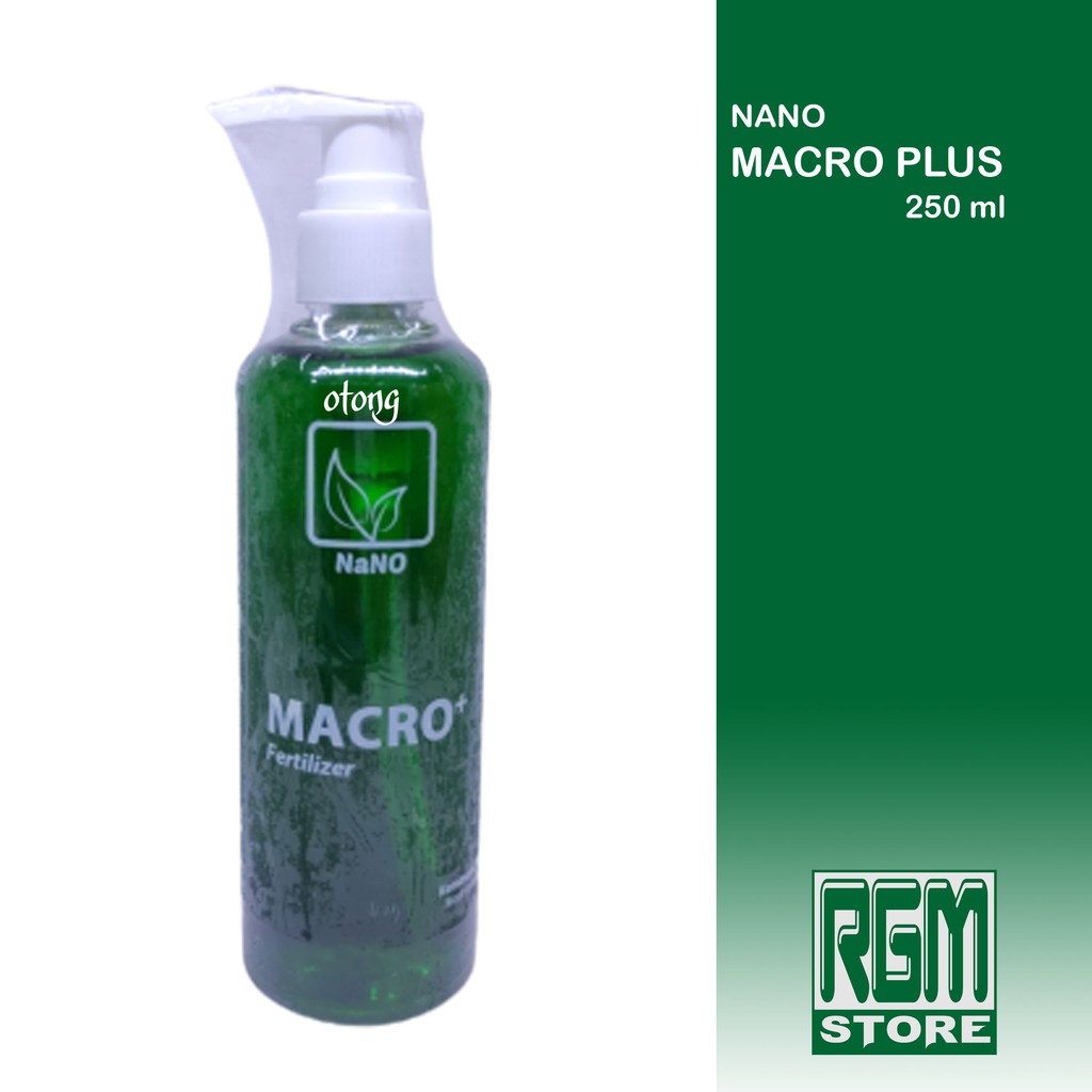 Nano macro plus fertilizer pupuk cair tanaman aquascape aquarium 250 ml