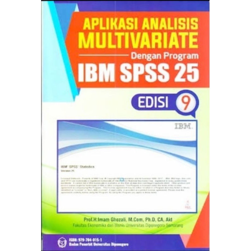 Aplikasi Analisis Multivariate Dengan Program IBM SPSS 25 - Prof. Imam Ghozali-0