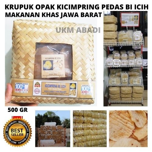 Krupuk Opak Kicimpring Pedas Bi Icih 500gr Makanan Khas Jawa Barat