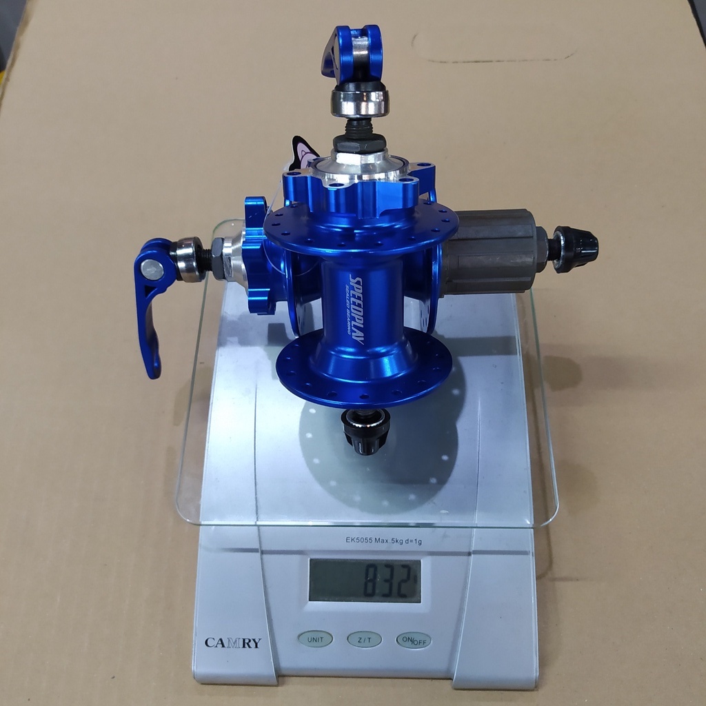 Hub Freehub Sepeda Sealed Bearing SPEEDPLAY Blue 32 Hole