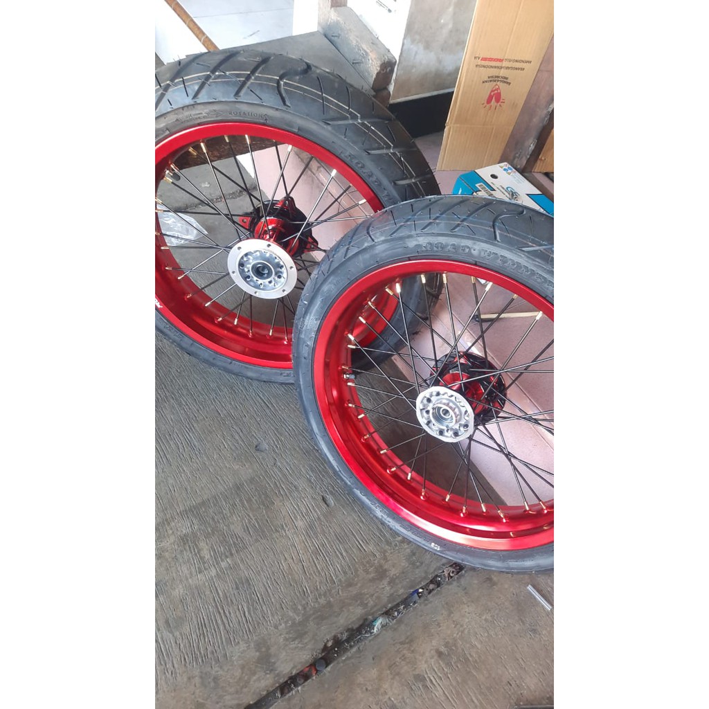 Ban Supermoto KLX 150 Roda Supermoto D-Tracker 150 New Ban SUMO KLX D-Tracker 150