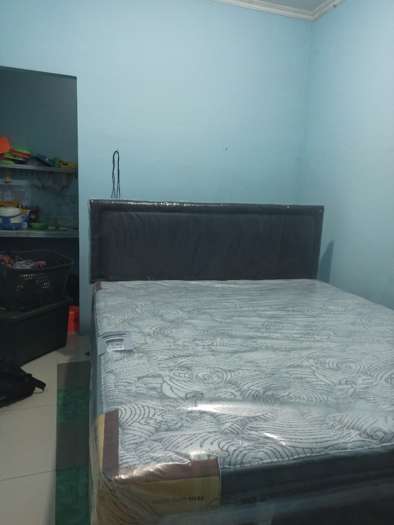 Springbed Central Deluxe Plus Pocket Spring Fullset Kasur, Divan, Sandaran