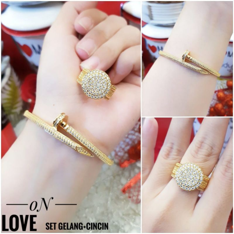 Xuping gelang dan cincin wanita sdv32