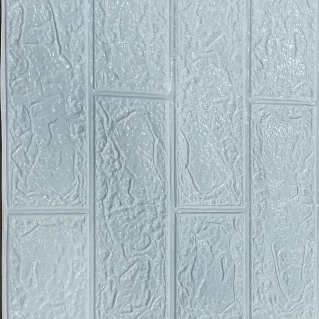 ⭐Gogoland⭐ Wallpaper Dinding Foam 3D / Stiker Wallpaper Dinding Mini Dekorasi / Wallpaper 3D R461-BIRU MUDA