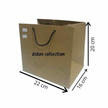 

BAGPAPER 22×16×20 craft coklat