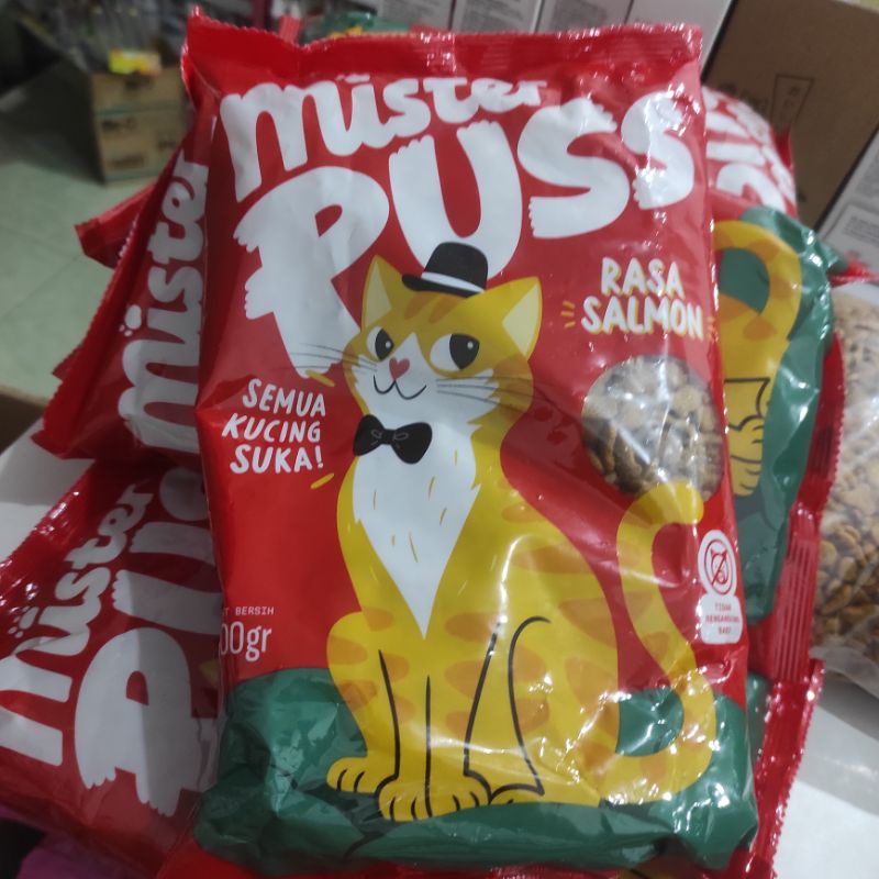 Makanan kucing mister puss salmon 10kg Murah